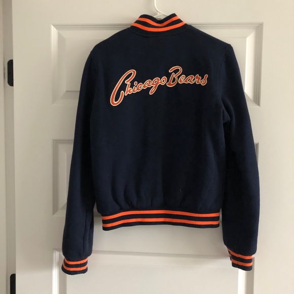 Vintage inspired Chicago Bears bomber jacket - Picture 2 of 4